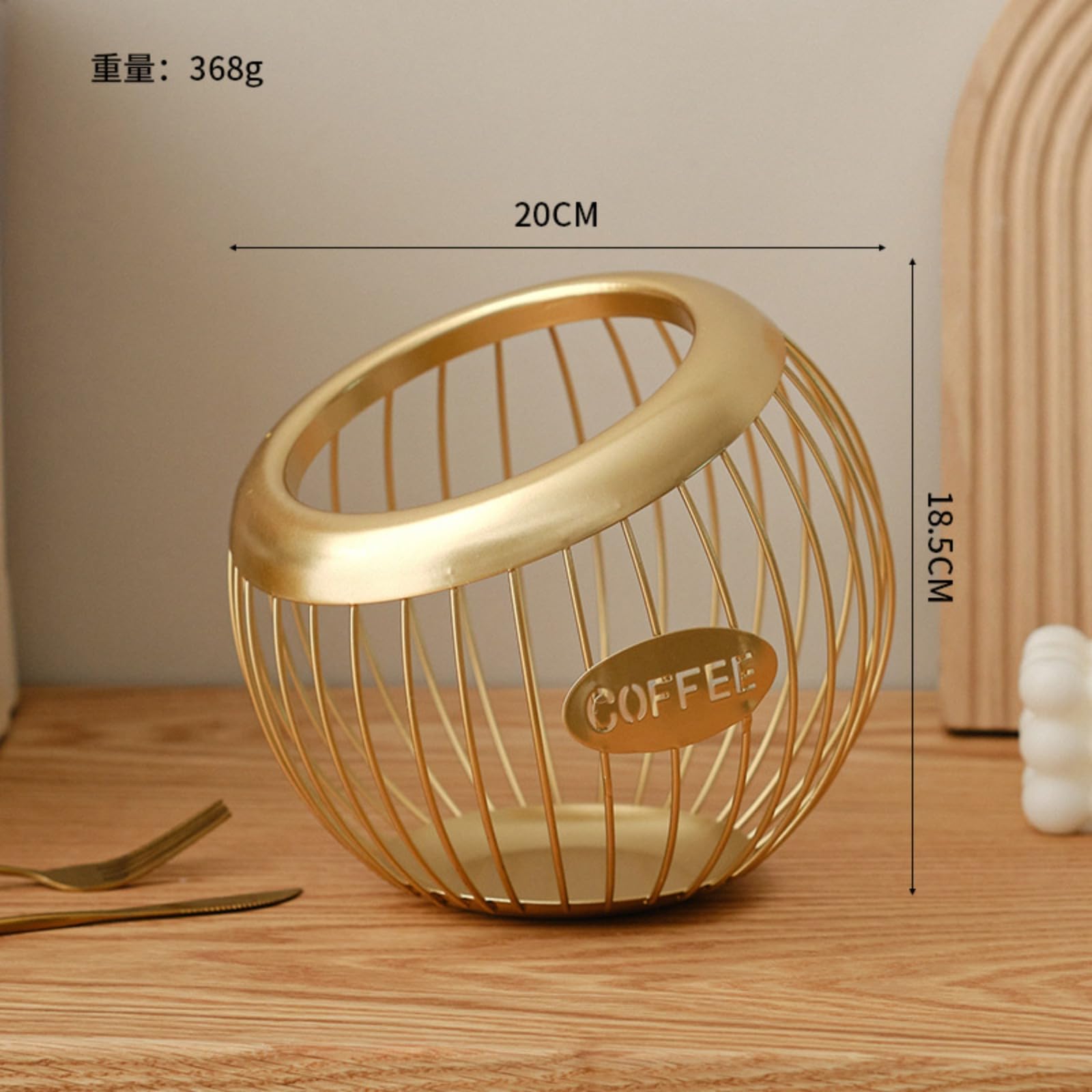 Generico Porta Cialde caffè, Tazza K di Grande capacità e Organizer per Cialde caffè Espresso, Cestello Porta Capsule caffè nel Metallo