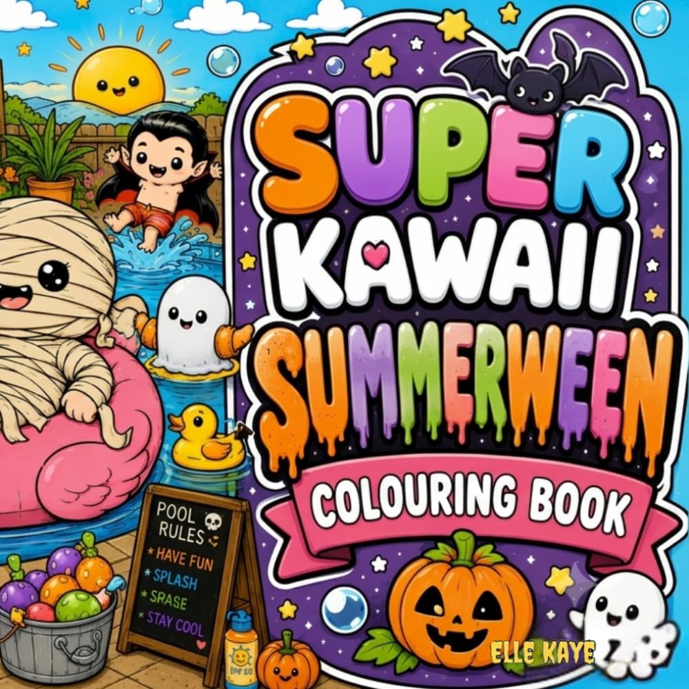 Super Kawaii Summerween: Colouring Book