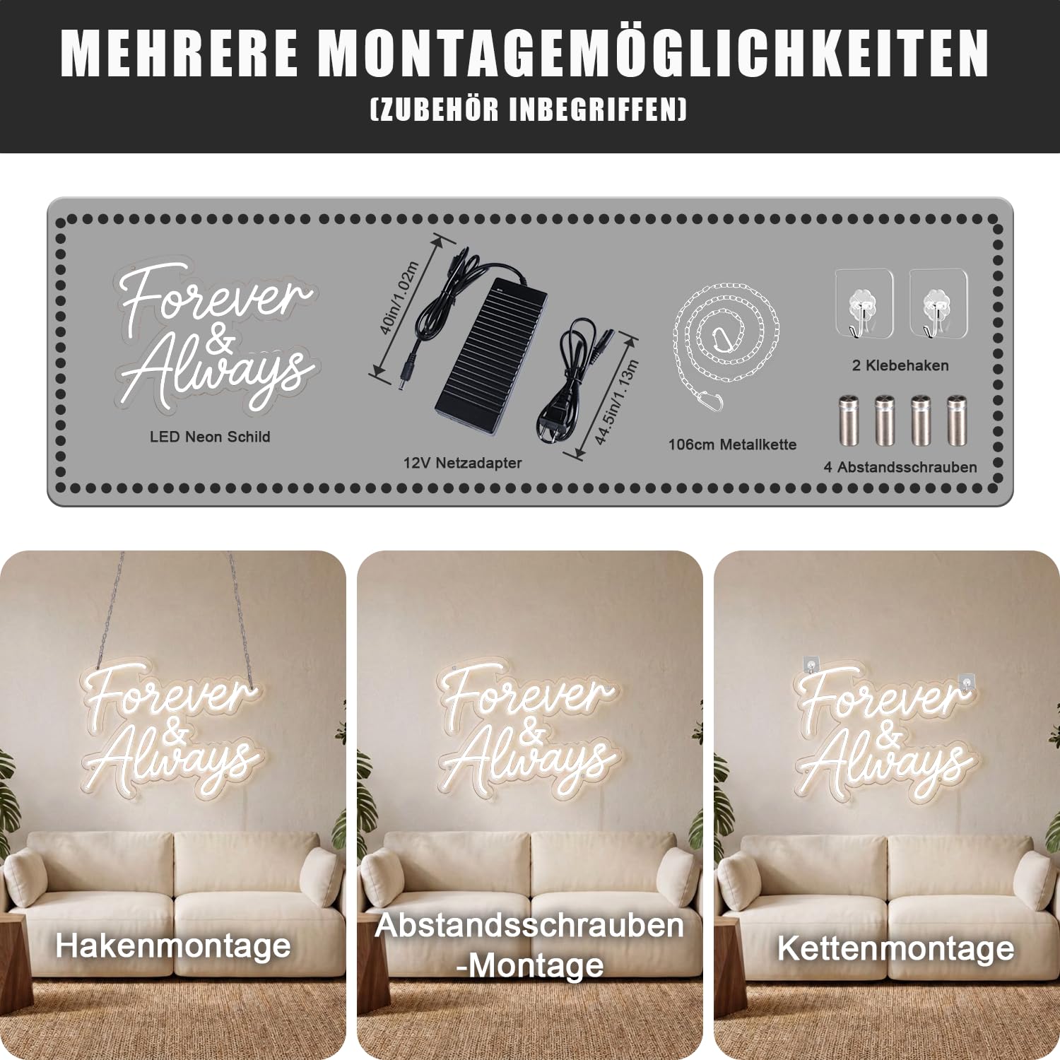 Neon Schild Personalisiert LED Namen Leuchtschriftzug Personalisiert Neonlicht Schriftzug für Wanddekoration Hochzeit Bar Geburtstag Party Geschäft Salon
