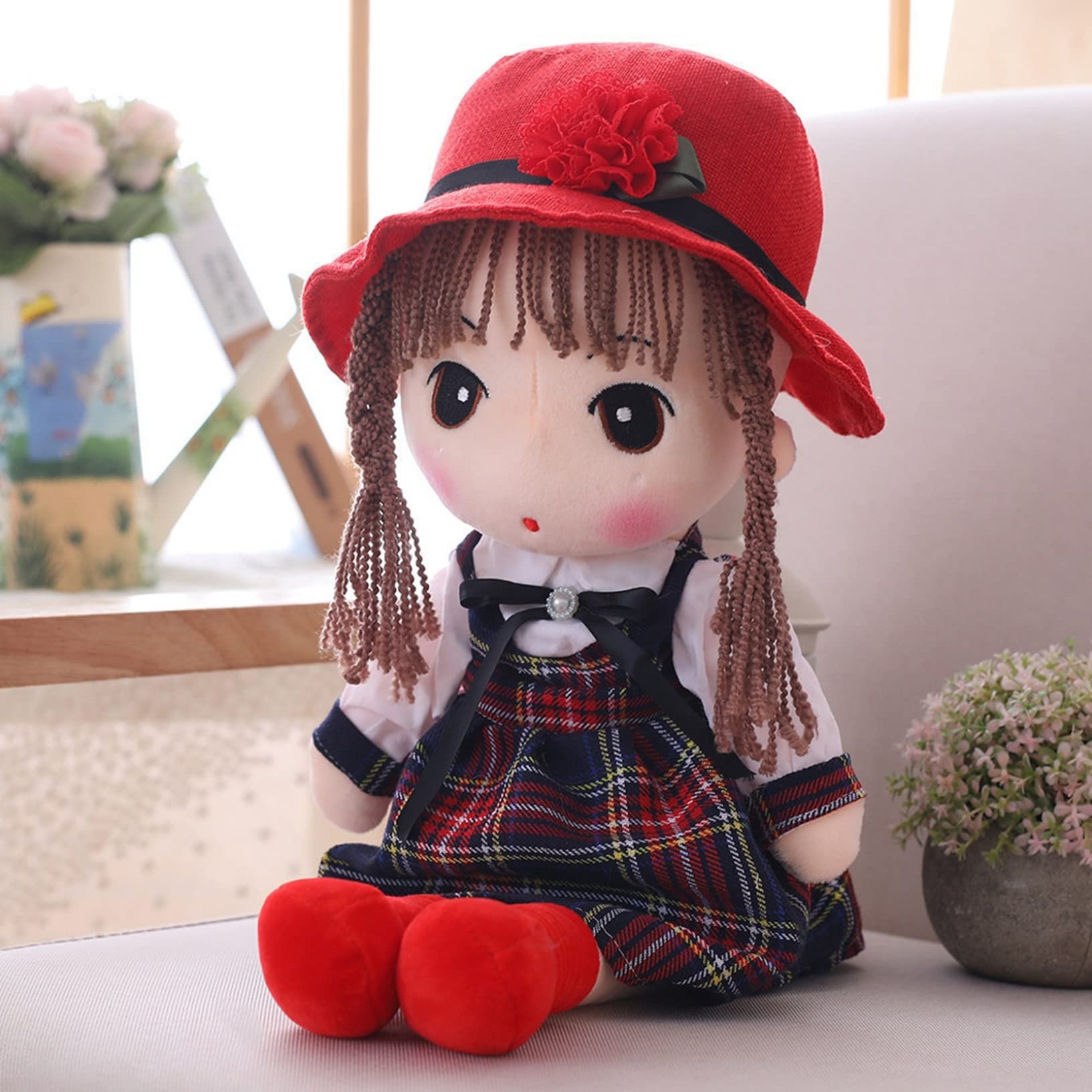 Amazon.co.jp: 人形 ぬいぐるみ かわいい ドール 女の子 ガールズ 45cm