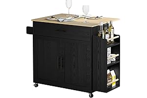 IRONCK Kitchen Island with Storage and Seating