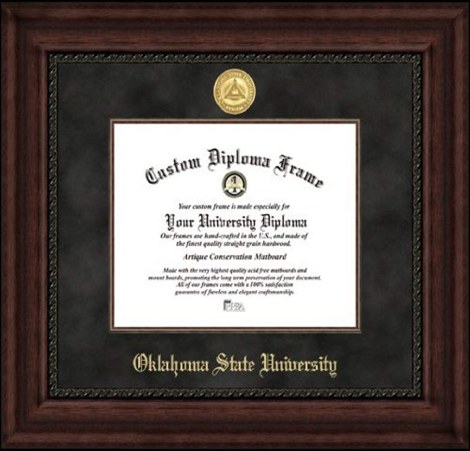 Campus Images Oklahoma State Executive Diploma Frame, 8.5" x 11", Team Color