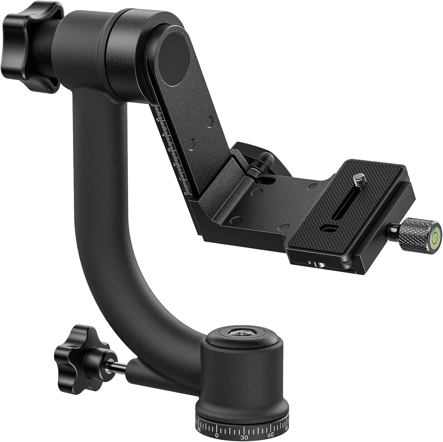 Gimbal Tripod Head, TecoFill DSLR Gimbal with ArcaType Quick Release Plate