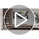 ERQINHUA Black And White Wall Painting Canvas Wall Art For Living Room Wall Decor For Bedroom Office Decoration Green Tree Landscape Pictures Artwork Modern Inspiration Posters Home Decor 20"X40"