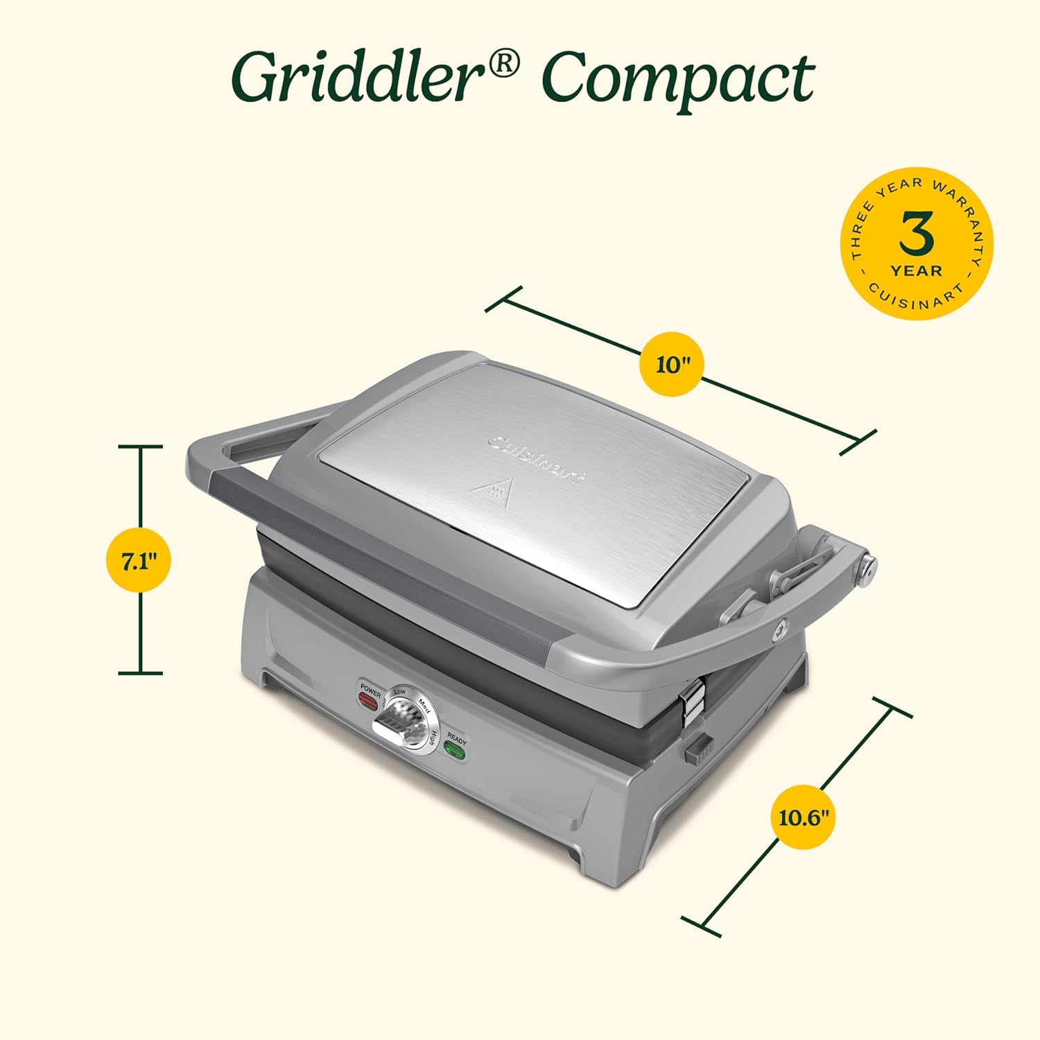Cuisinart Griddler® Compact: A Versatile Kitchen Appliance