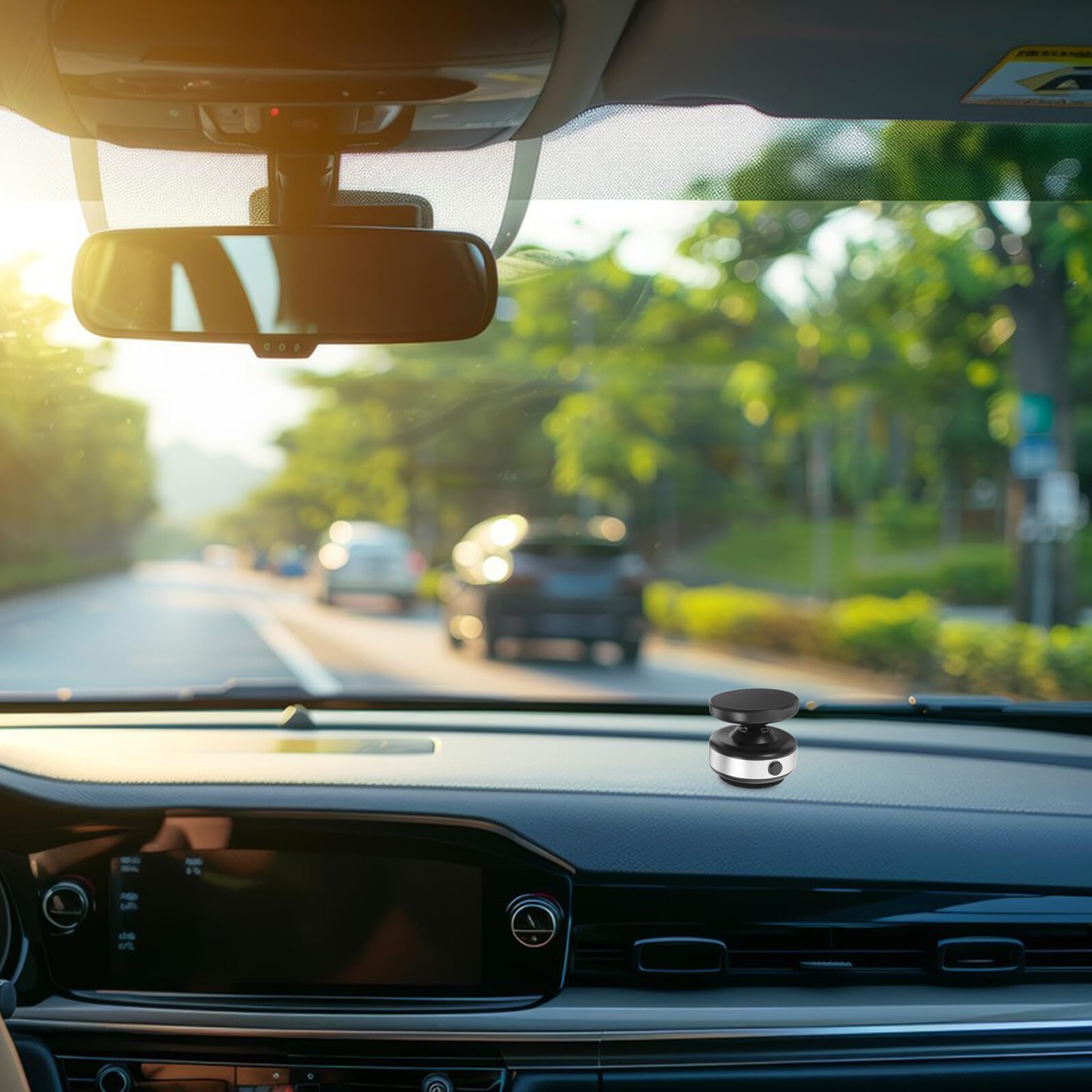 BESTYASH Supporto Telefono Auto Magnetico da Cruscotto Ventosa Forte | Tecnologia a Vuoto Magnetica, Plastica, per Smartphone e Telefono, Accessorio per Auto