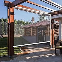 Bu Su Ge irmez  effaf Stor Perdeler - PVC Vinil R zgar Ge irmez ve Toz Ge irmez D  Pergola  effaf Stor Pergola Perdeleri, Veranda ve Bah e i in  deal,  zel Alan n z  Koruyun