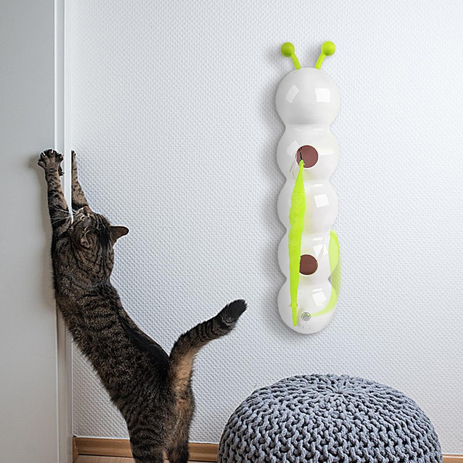 Générique Jouet Automatique pour Chat,Jouet Mobile Stimulant pour Chats