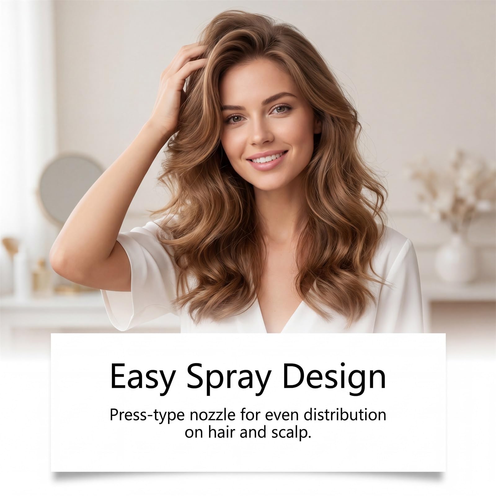 Spray do włosów z wodą z rozmarynu i ryżu dla mężczyzn i kobiet (5 szt.) | Odżywczy spray do pielęgnacji włosów bez spłukiwania, mgiełka do wzrostu włosów do zagęszczania i objętości włosów