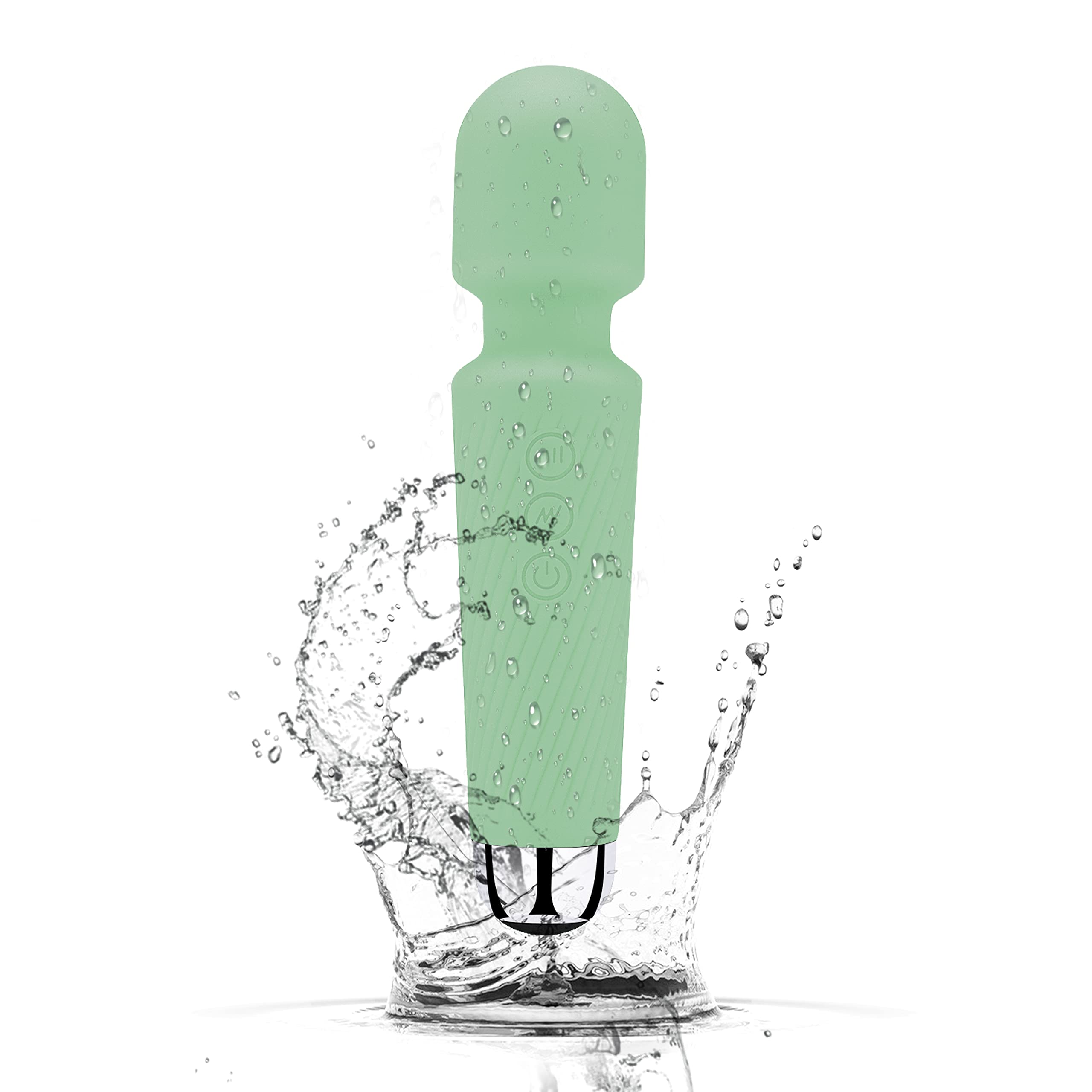 Photo 1 of AmeMakye Mini Upgraded Rechargeable Handheld Waterproof Electric Back Massager for Back Neck Shoulder Body Muscle Sports, Green