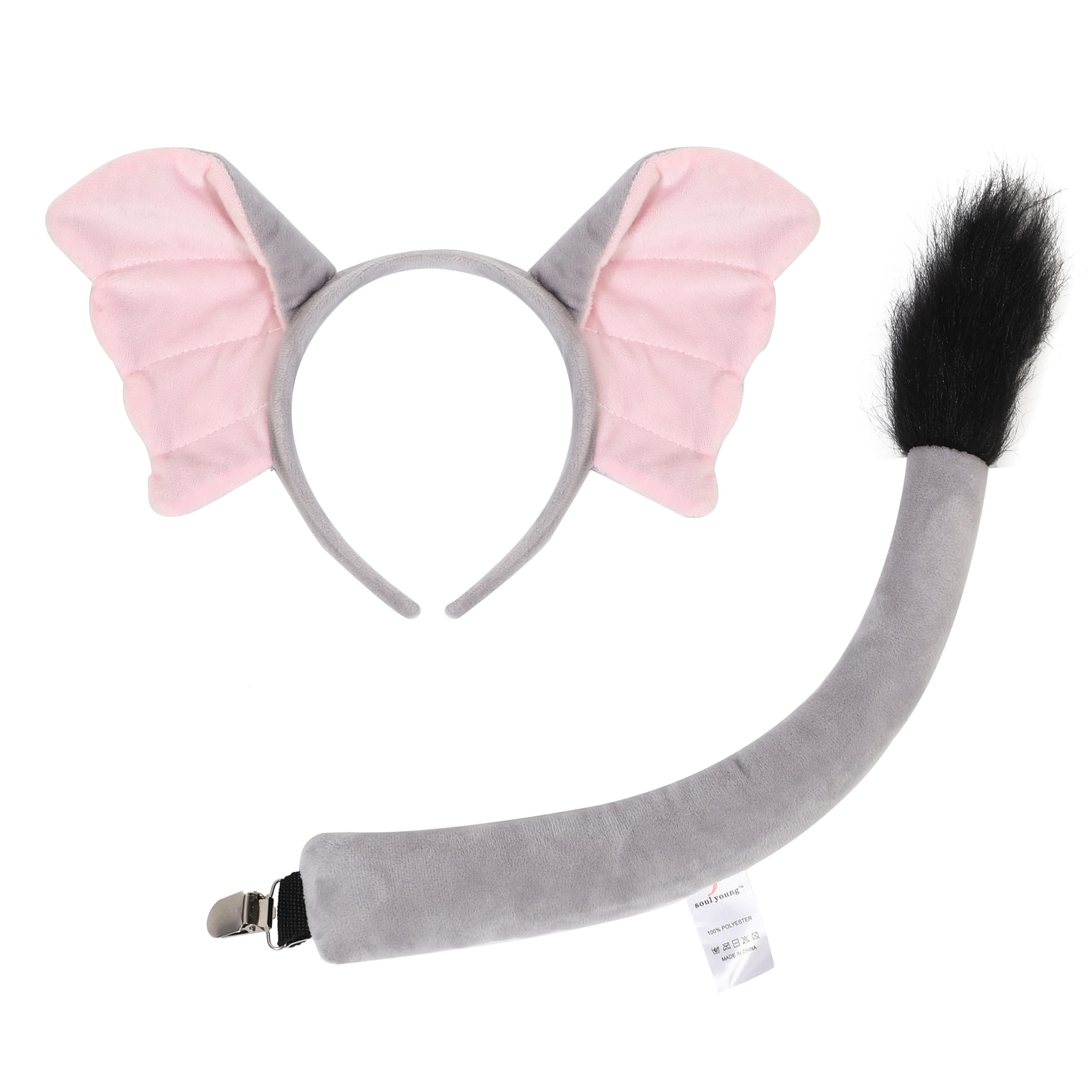 Soul Young Wolf Leopard Lion Cat Ears and Tail Set