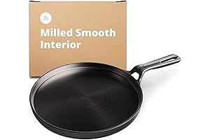 Greater Goods Smooth Cast Iron Skillet
