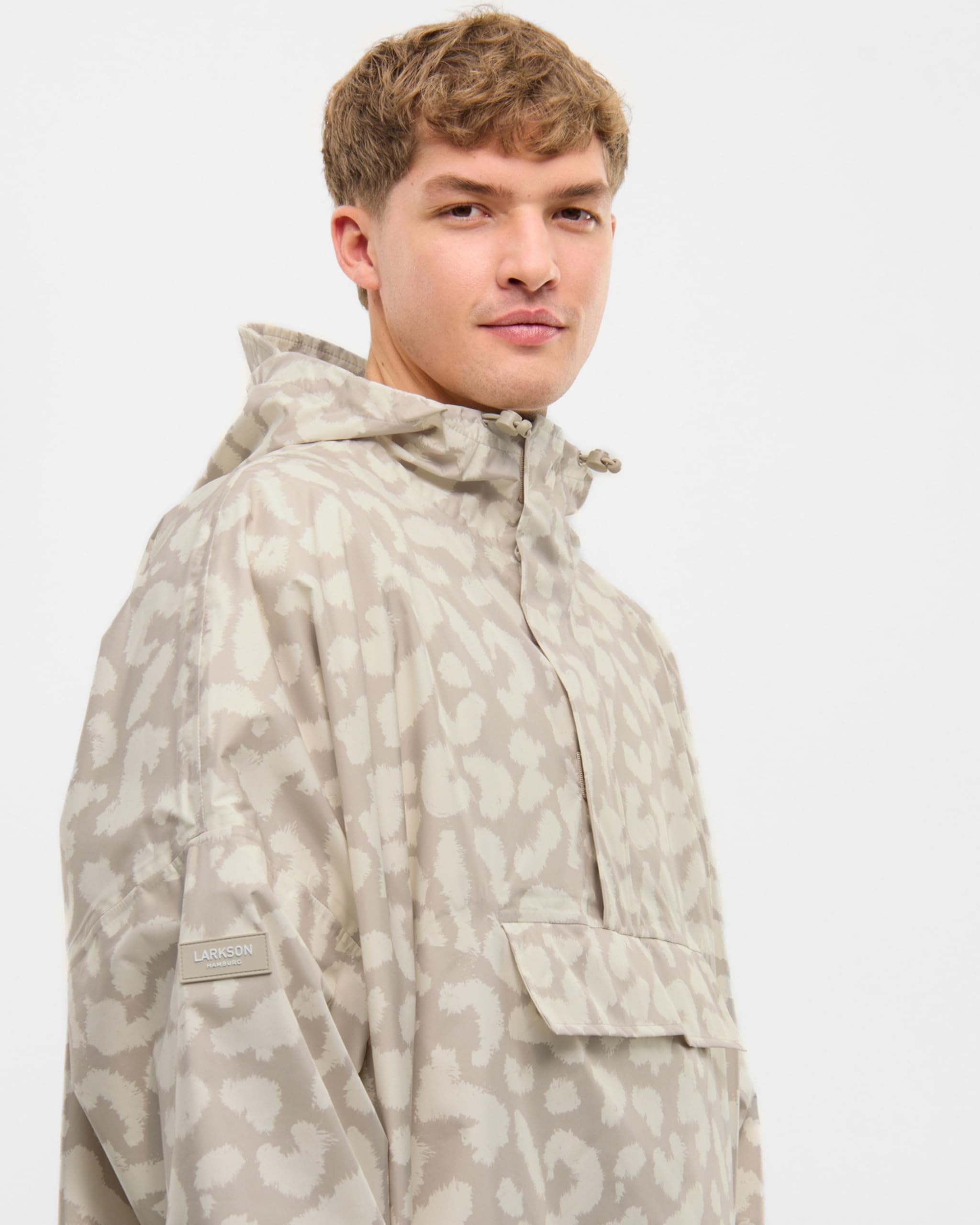 LARKSON Regenponcho Damen Herren Lykke Regenmantel Regencape Wassersäule 10000 mm Wasserdicht Verschweißten Nähten