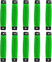 Vista 18 de Paquete de 10 Luces Laterales Marcadoras de Remolque DC 12V Verde Ahumado 3.8" 6 LED Barra de Luz de Gálibo Tira de Luz Indicadora de Señal