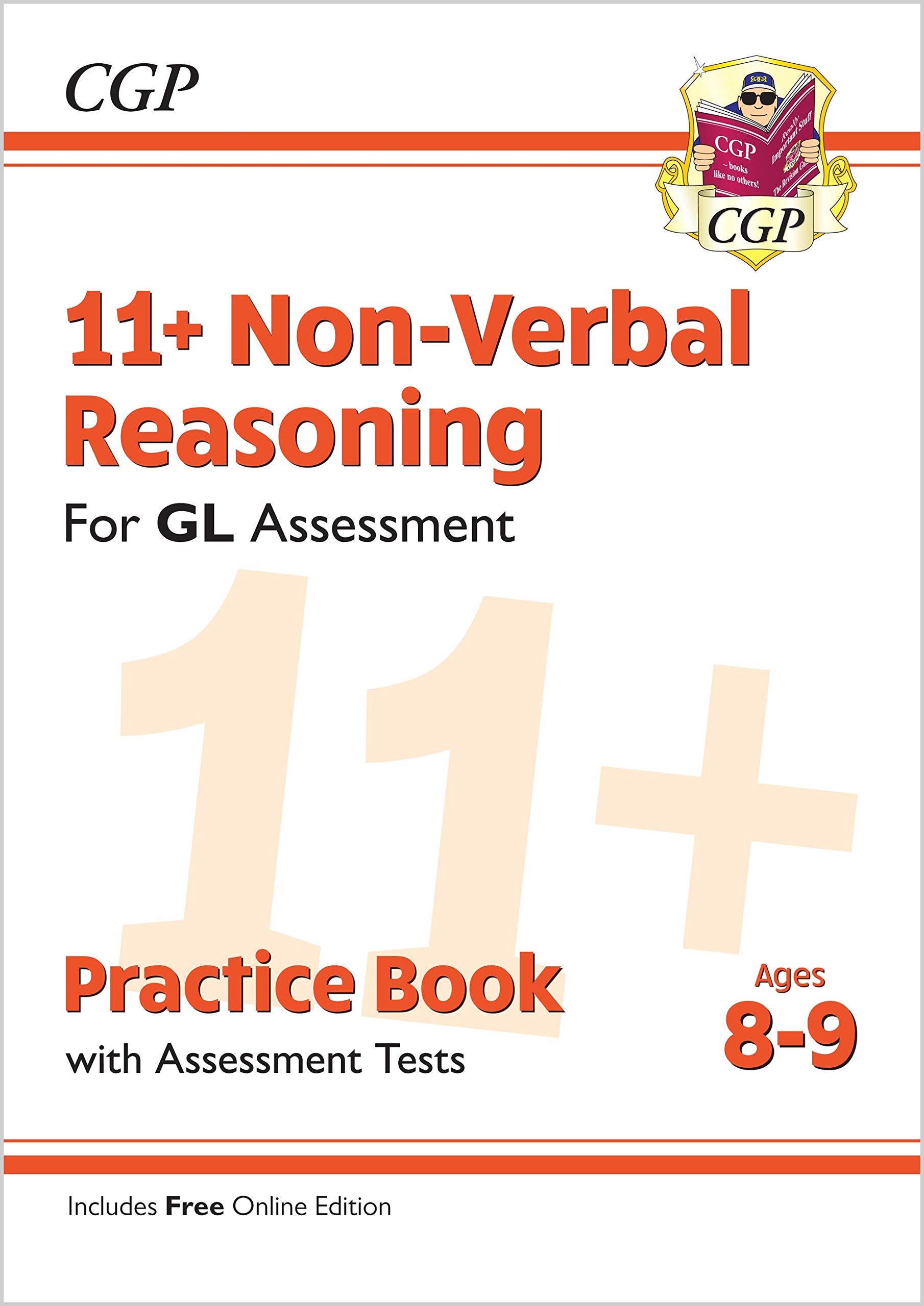 Coordination Group Publications Ltd (CGP) 11+ GL Non-Verbal Reasoning Practice Book & Assessment Tests - Ages 8-9 (with Online Edition)