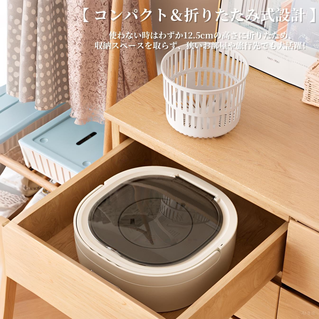 Amazon.co.jp: 【JPFelineHouse】 小型洗濯機 折りたたみ式 ミニ