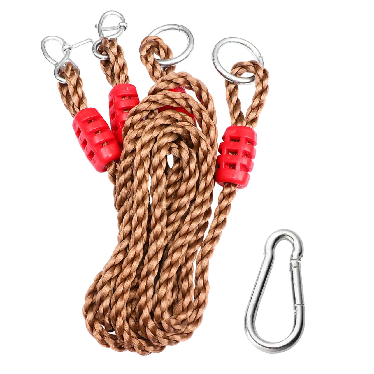 ibasenice 6 Pièces Sangle de Balançoire Réglable Corde de Balançoire Kit de Suspension Arbre Sangles de Suspension Accessoires