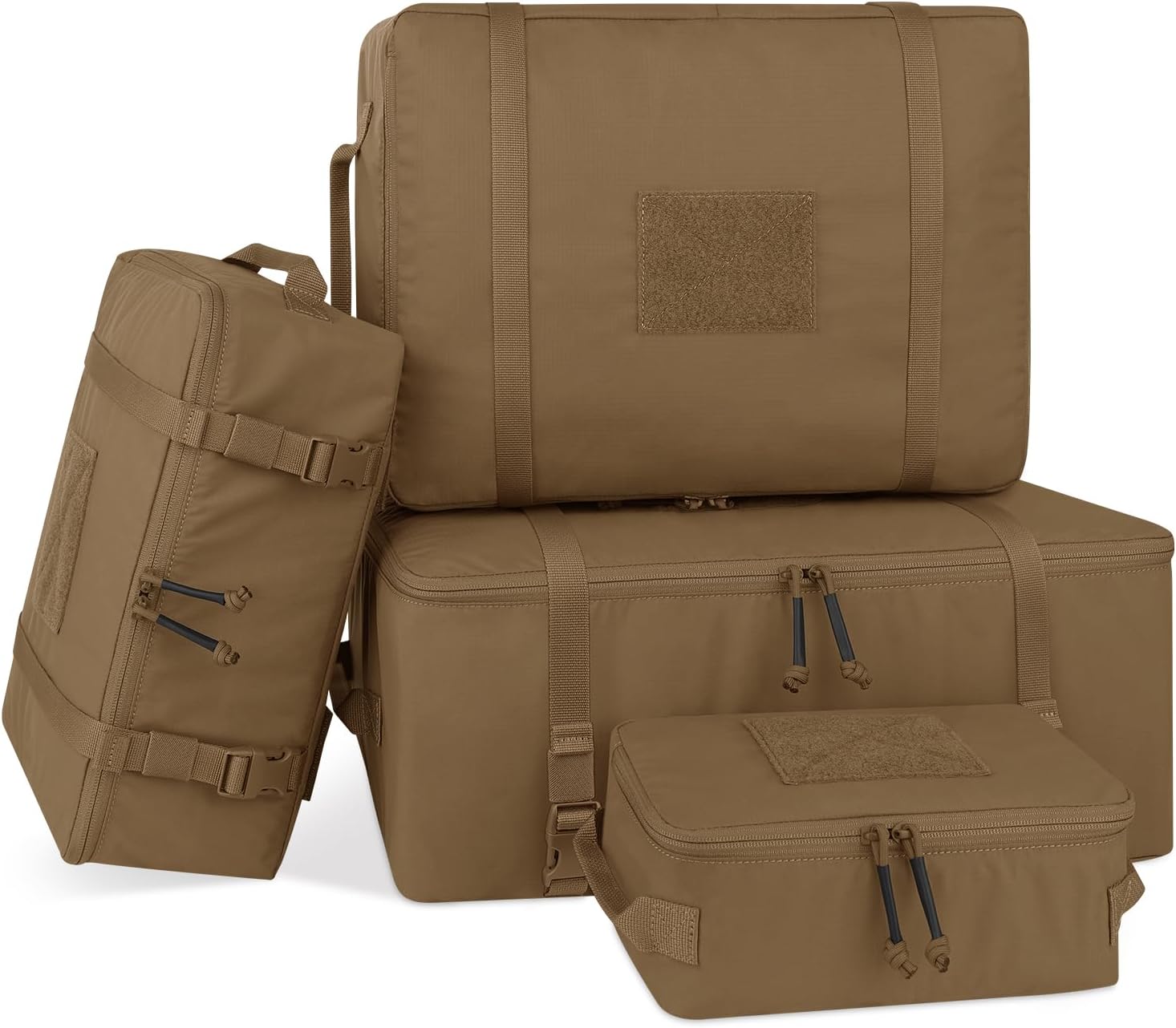 4-Piece Tactical Packing Cubes – Waterproof Storage for Travel 4-Piece Tactical Packing Cubes – Waterproof Storage for Travel