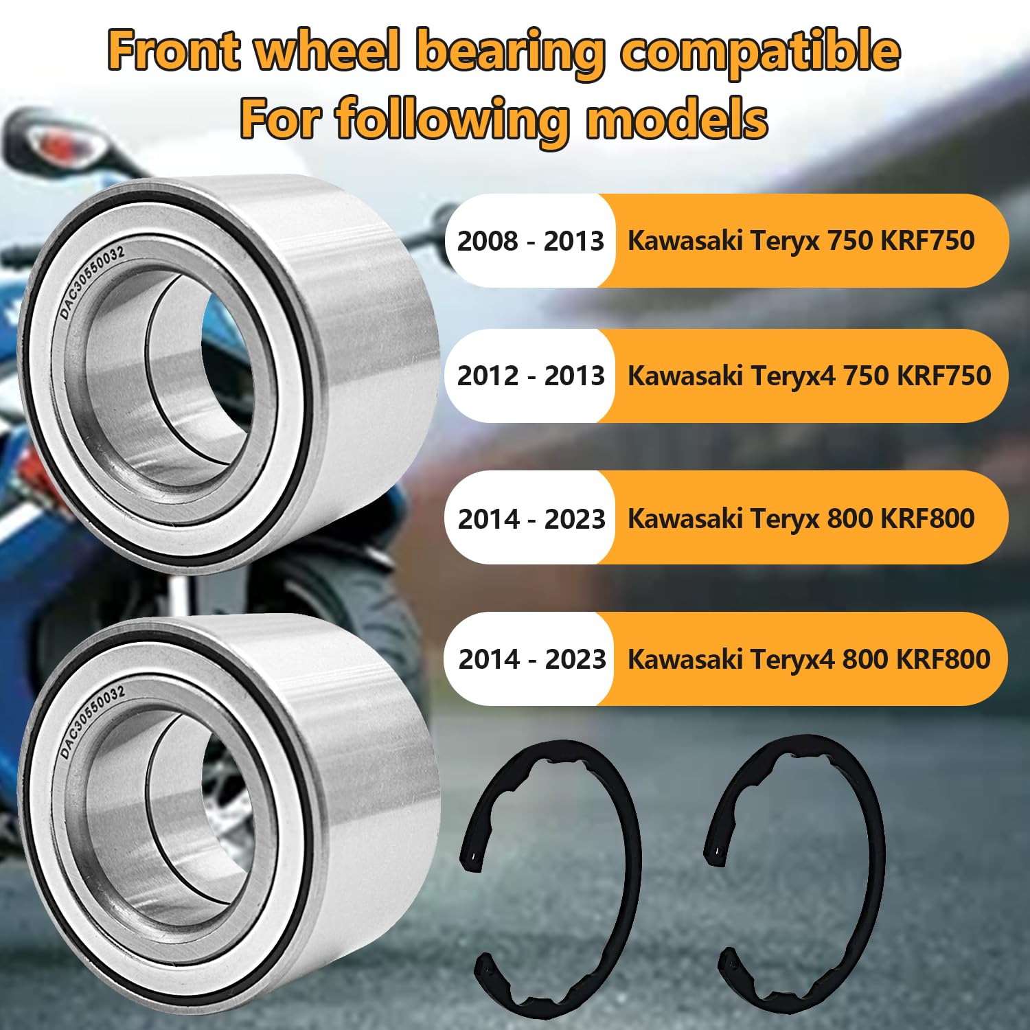 Amazon.com: BIGLKNM Front Wheel Bearing Compatible for 2014-2023