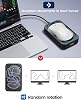 Mouse Jiggler Mouse Mover USB Mechanical Mouse Shaker with Interval Timer No Need to Align the Optical Sensor Quiet Vibrating Keeps PC Active Black