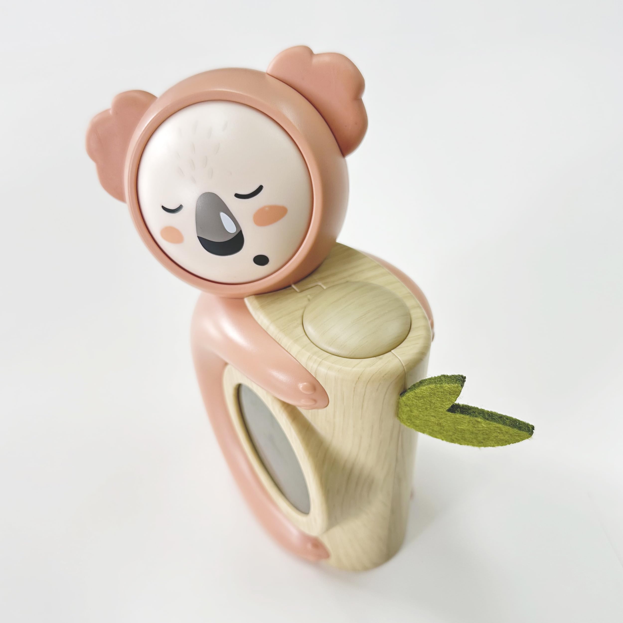 Pabobo Coach Sommeil Koala Réveil Enfant Veilleuse Indicateur Jour/Nuit Double Affichage Numérique Analogique