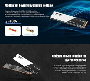 Amazon.com: KLEVV CRAS C910 1TB M.2 2280 NVMe PCIe Gen4x4