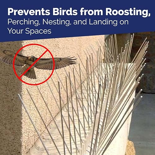 Miniatura 8 de Juego de pinchos de acero inoxidable contra los pájaros de Bird-X Kit NA