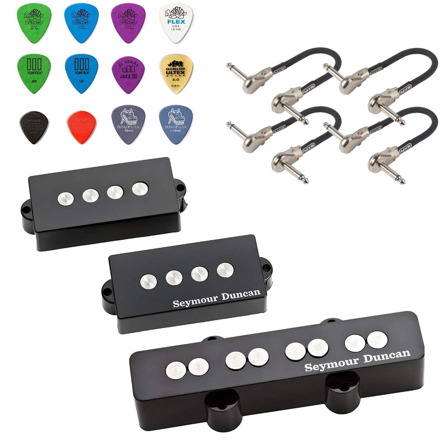 Amazon.com: Seymour Duncan Quarter Pound P-J Bass Pickup Set 