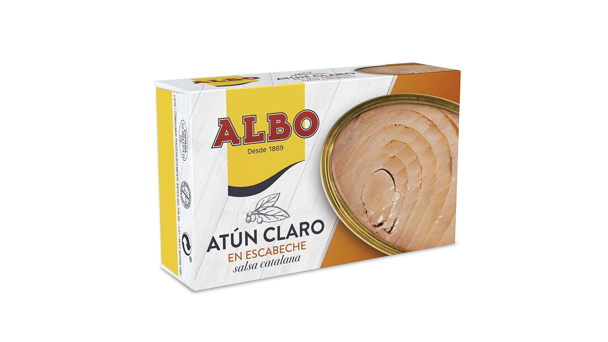 Albo Conserva de Atún Claro en Escabeche, Lata 112 g