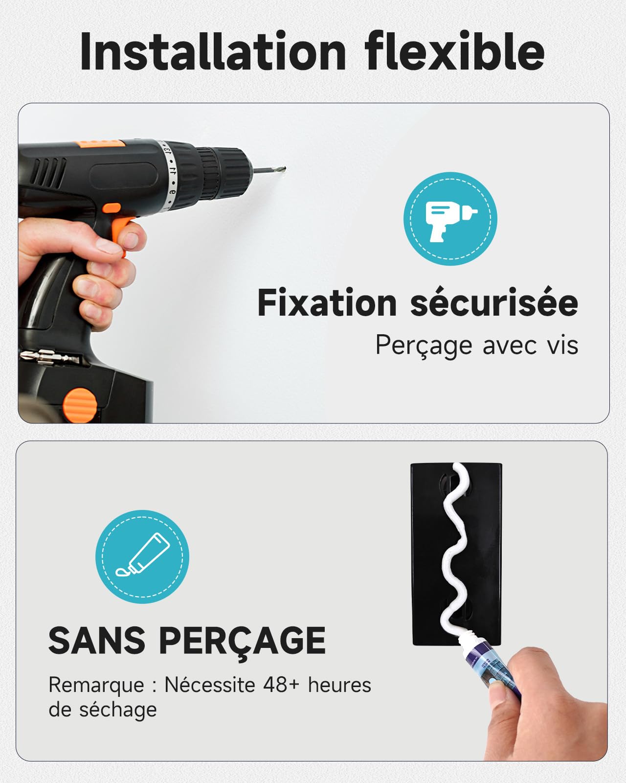 AIKE Distributeur de Savon Automatique pour Liquide, Montage Murale pour Cuisine et Salle de Bain, IPX7 Étanche avec 400ml Acier Inoxydable Brossé