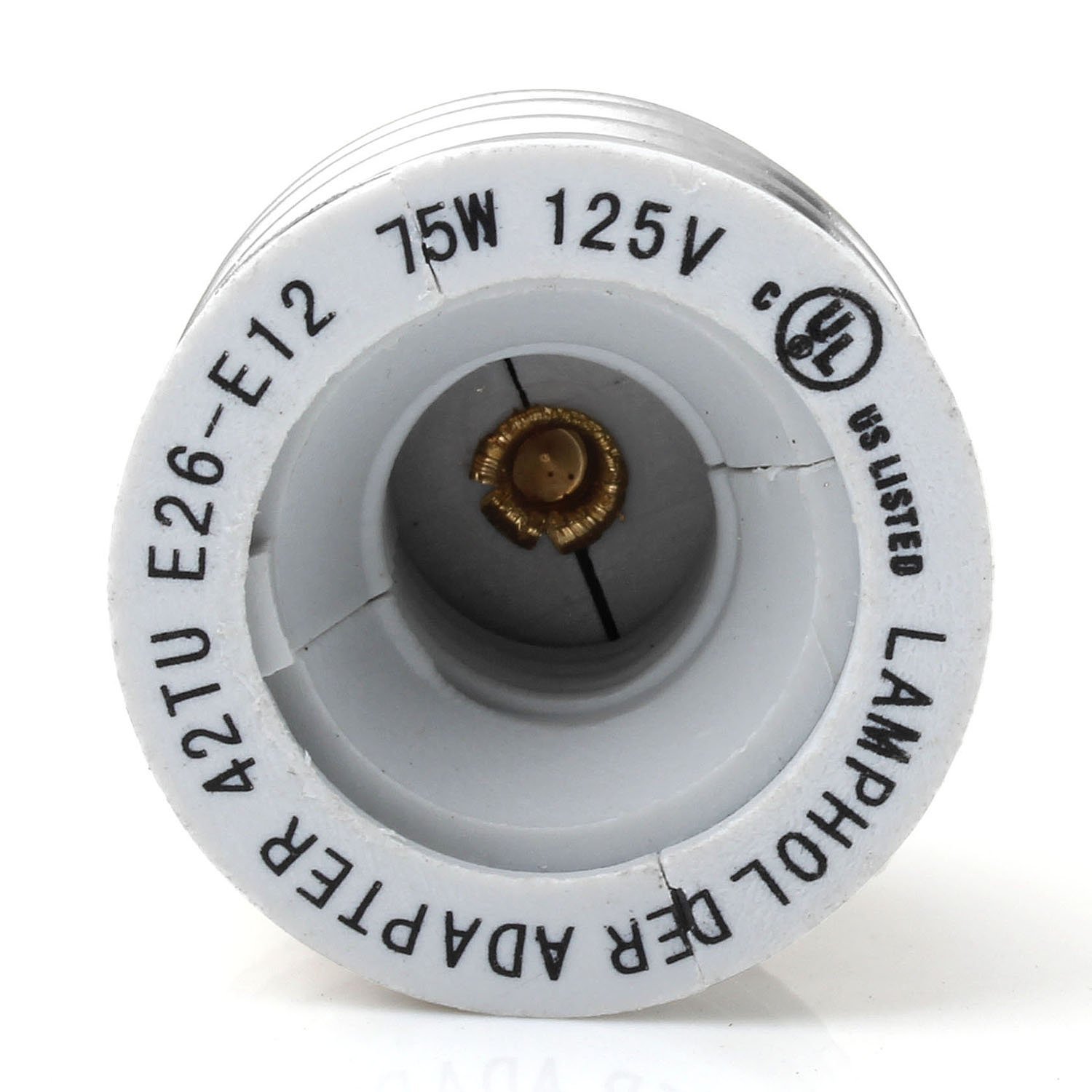 Superdream UL-Listed E26/E27 to E12 Adapter, Heat-Resistant, Anti-Burning, No Fire Hazard, 3-Pack