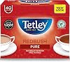 Tetley Redbush Tea Bags - Naturally Caffeine-Free Rooibos - Smooth, Aromatic & Soothing - Rainforest Alliance Certified - Sustainably Sourced for a Relaxing Brew - 40 Teabags 1 Pack