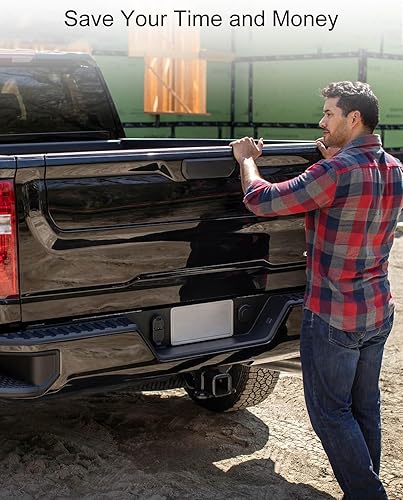 Miniatura 5 de Cerradura antirrobo para puerta trasera para Ford Serie F F150 F250 F350 2015-2023, dispositivo de bloqueo de seguridad mejorado para puerta trasera