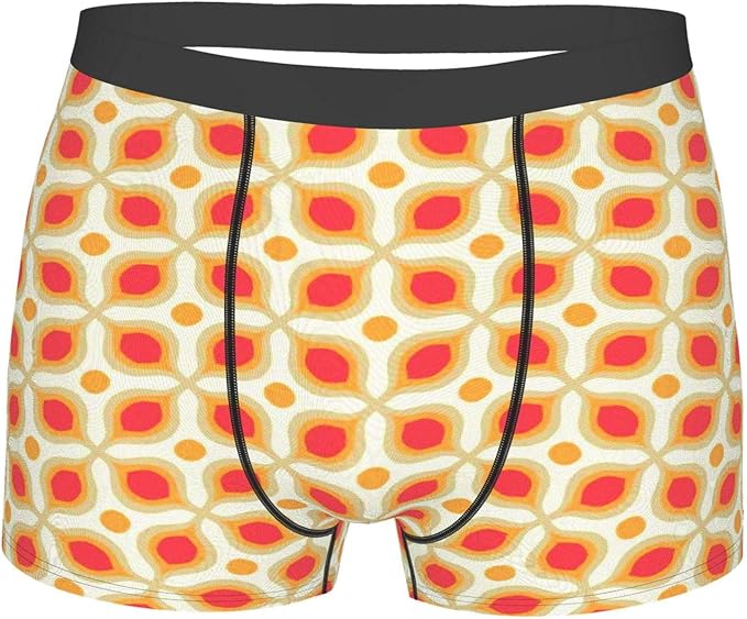 Mens underwear vintage pattern art designboxer briefs breathable Mens underwear vintage pattern art designboxer briefs breathable