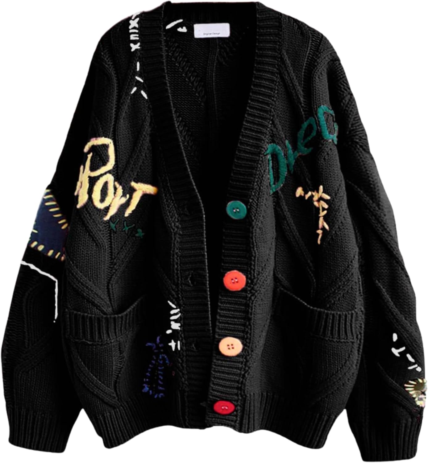 新品タグ付 ダンボールニット セットアップ 秋冬 水色 もちもち ゴルフ