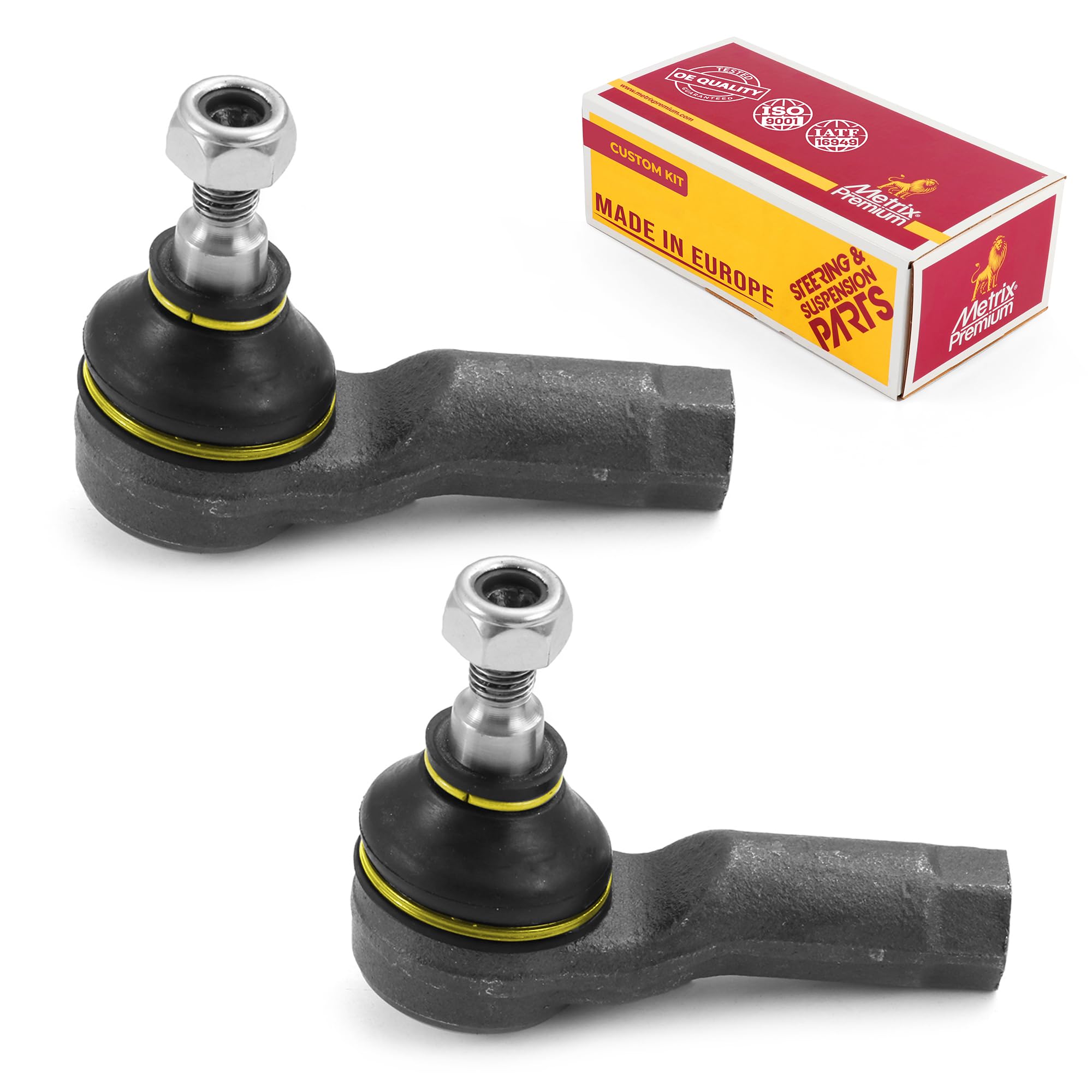 Metrix Premium 2 PCS Outer Tie Rod End ES800471 Fits 2008-2017 Mitsubishi Lancer, 2011-2019 Outlander Sport, 2019 Outlander PHEV, 2007-2019 Outlander, 2011-2019 RVR
