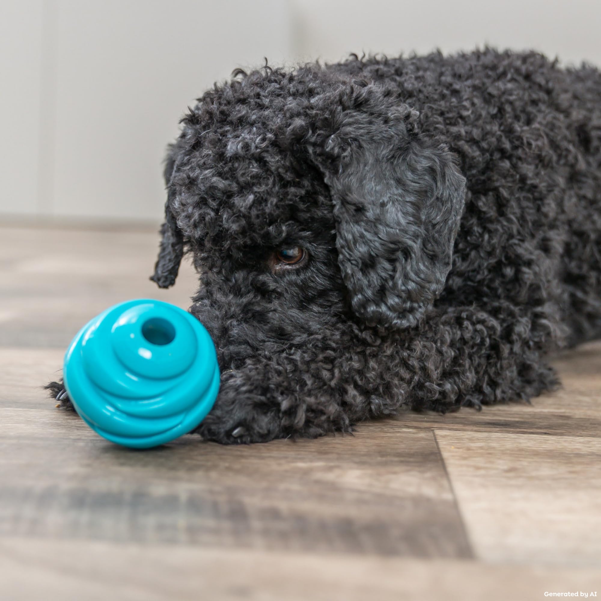 TRIXIE Super Strong Ball Jouet à mâcher TPR pour Chien – Pétrole – ø 7,5 cm | Pétrole – Particulièrement robuste et résistant – Idéal pour chiens mordeurs, stimule l'activité – Pour chiens