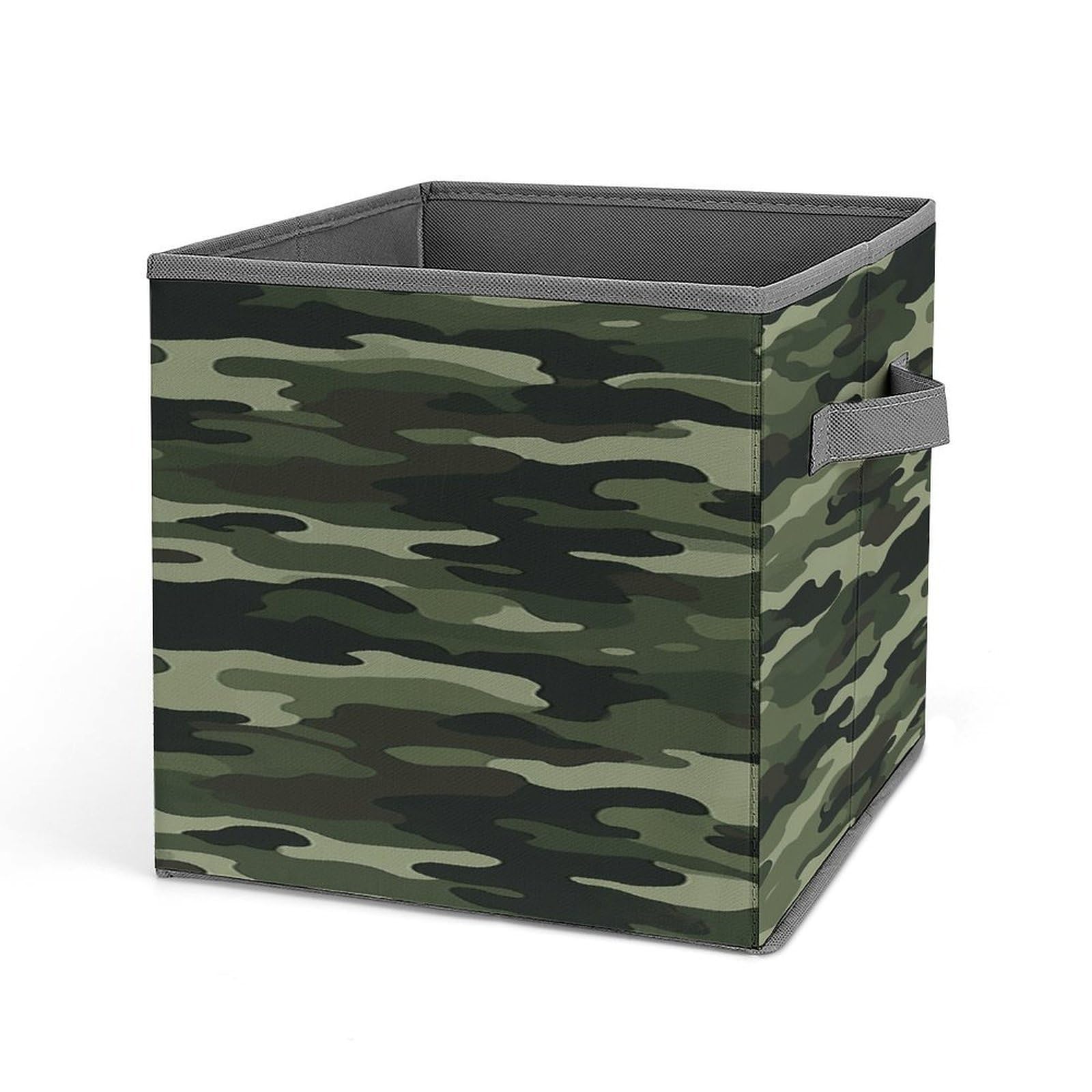 Fekiloot Style Green Military Camo Storage Bins Storage Baskets