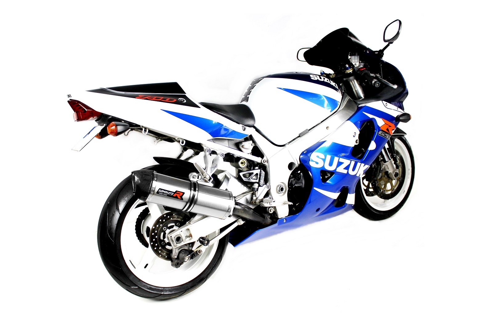 DOMINATOR Terminale Di Scarico Marmitta HP1 Per ZX6R 1998-2002, Acciaio Inox, Fondo In Carbonio, DB Killer, 5 Anni Garanzia