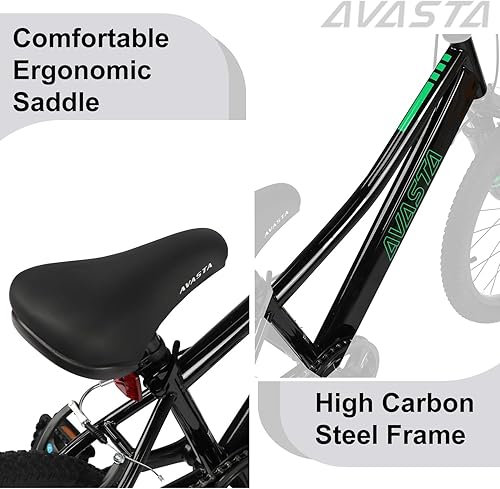 Miniatura 6 de AVASTA Pedales de bicicleta de montaña Pedales de aluminio 916 "MTB Pedales de bicicleta Pedales anchos con rodamiento sellado plataforma ligera