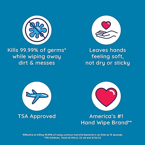 Miniatura 3 de Wet Ones Toallitas de manos antibacterianas, toallitas de aroma fresco | Toallitas antibacterianas, toallitas desinfectantes de manos, toallitas Wet