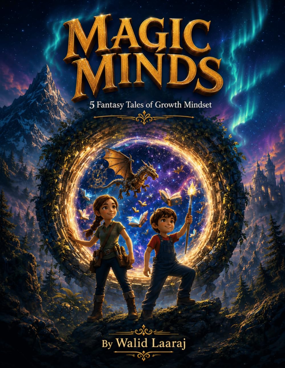 Magic Minds: 5 Fantasy Tales of Growth Mindset: Inspiring Short Stories for Kids Aged 9-12 to Build Resilience, Confidence, and Perseverance