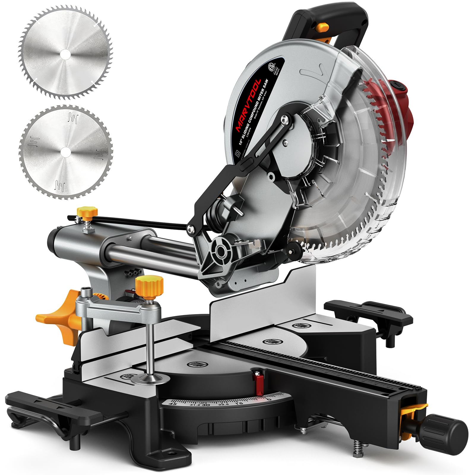 MarvTool Upgrade 10-inch Sliding Compound Miter Saw