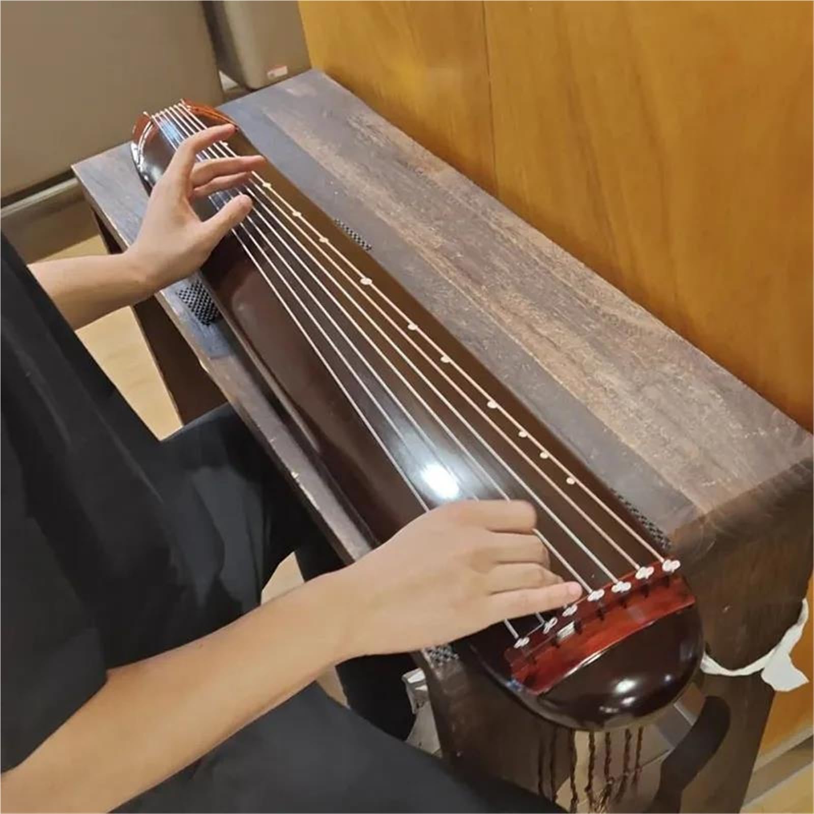 Guqin Concert Guqin (cithare Chinoise) Instrument De Pratique Portable Pour Débutant Professionnel À Cordes Traditionnel