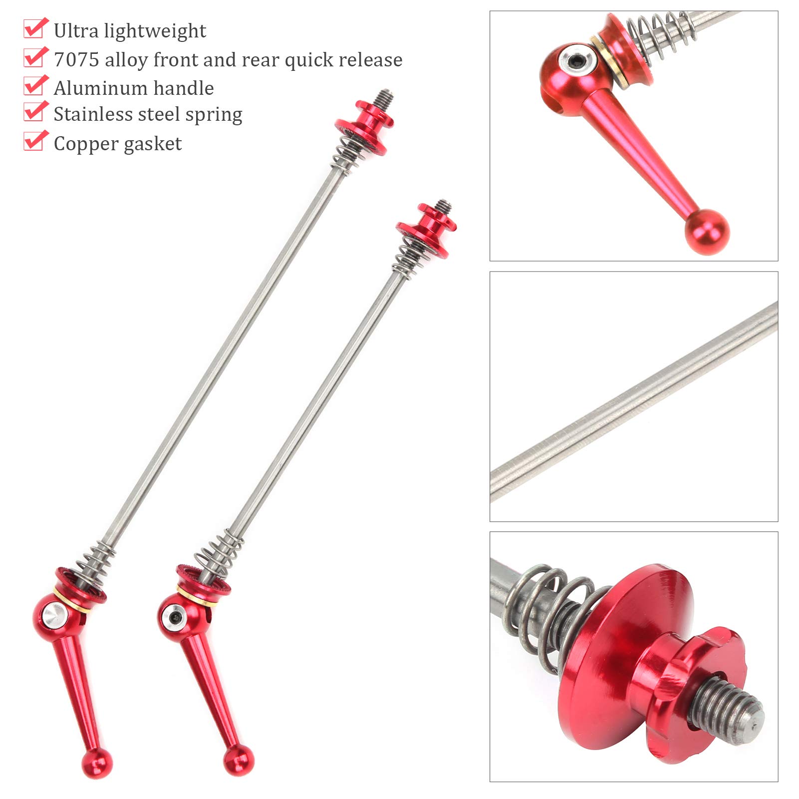 Amazon | クイックリリーススキュワー、マウンテンバイク用ロード