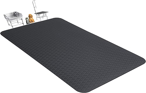 Seagull omfortable Tapete de aseo para mascotas Tapete acolchado para el aseo en casa de perros y gatos Alfombra de baño para mascotas, 31 x 19