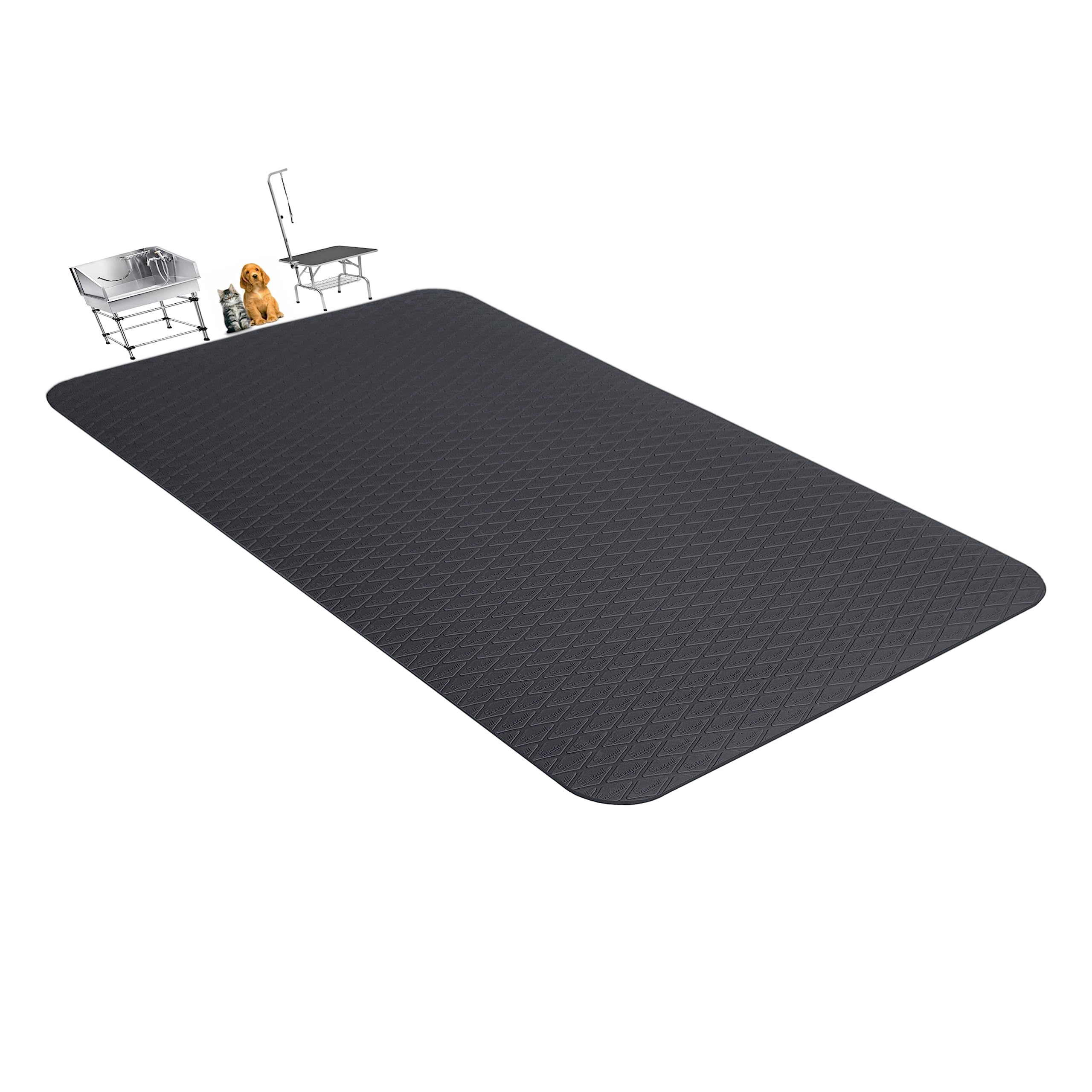 Seagull Comfortable Pet Grooming Mat, Grooming Table Mat at Home, Dog Grooming Mat for Table, Cat Mat Grooming, Dog Bath Mat, Cat Bath Mat, Pet Vet