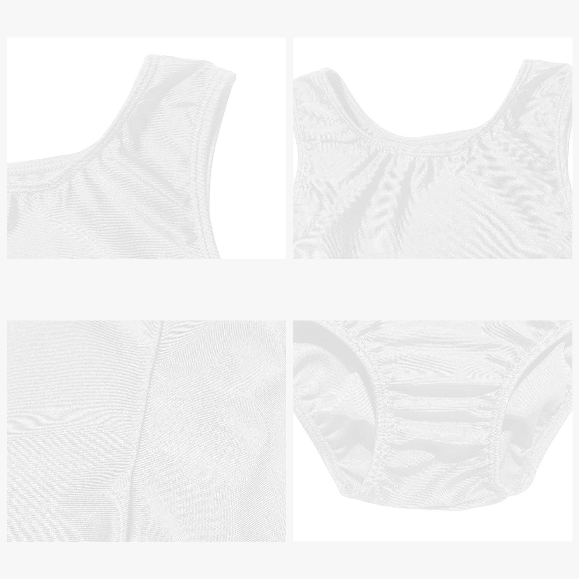 Wildarms Maillot de ballet sin mangas para niñas baile gimnasia
