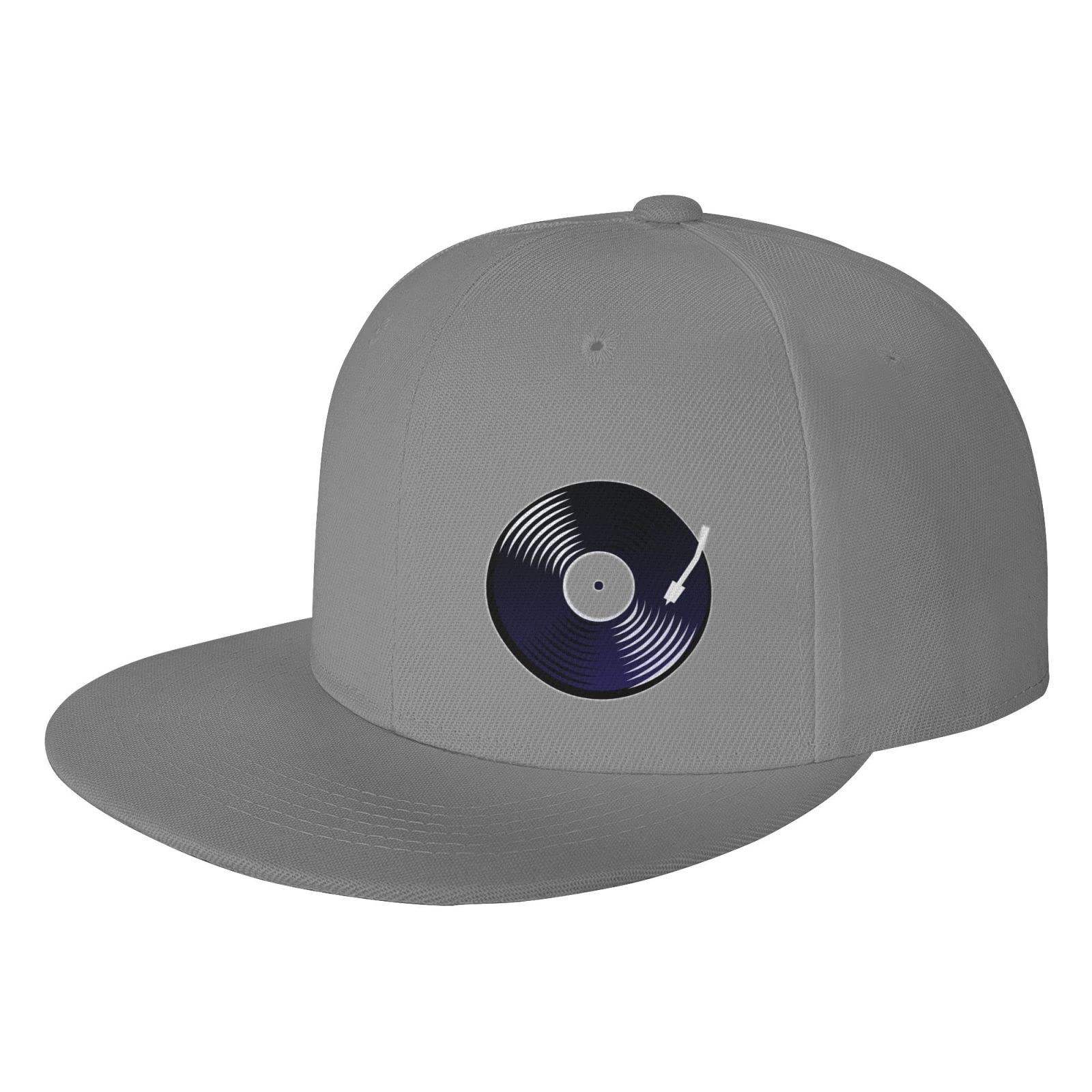 Vinyl Record Hat for Men Women, Adjustable Baseball Cap