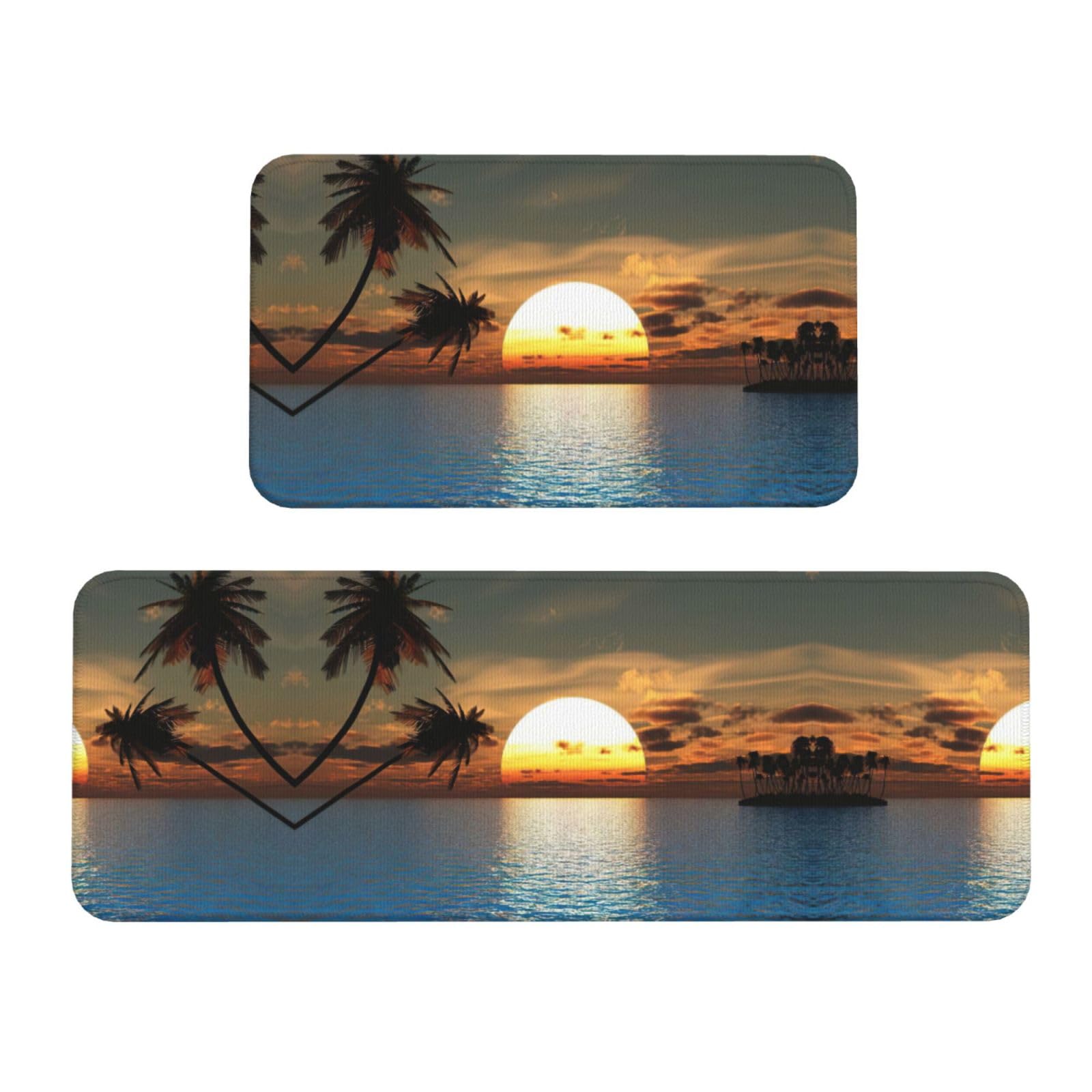 Tapis de cuisine antidérapants lot de 2 absorbants pour sol